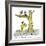 Hazel Cartoon-Ted Key-Framed Giclee Print