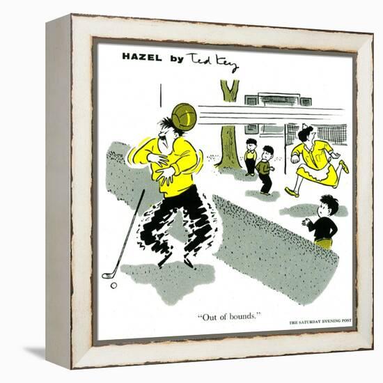 Hazel Cartoon-Ted Key-Framed Premier Image Canvas