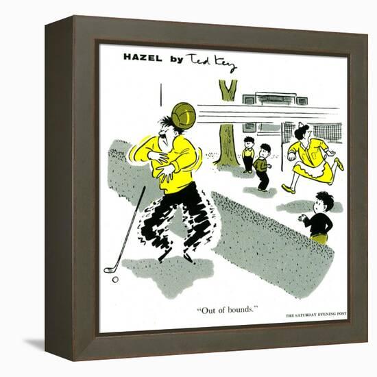 Hazel Cartoon-Ted Key-Framed Premier Image Canvas