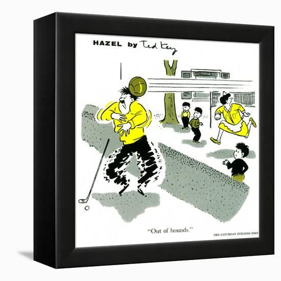 Hazel Cartoon-Ted Key-Framed Premier Image Canvas