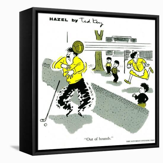 Hazel Cartoon-Ted Key-Framed Premier Image Canvas