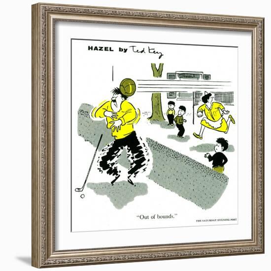 Hazel Cartoon-Ted Key-Framed Giclee Print