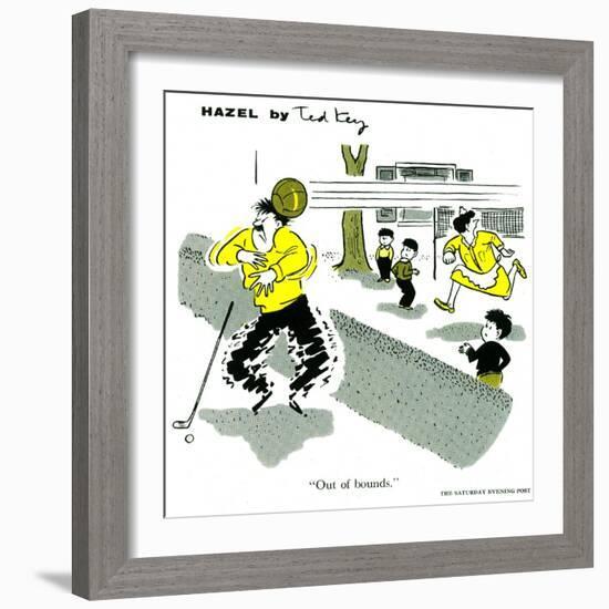 Hazel Cartoon-Ted Key-Framed Giclee Print