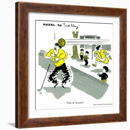 Hazel Cartoon-Ted Key-Framed Giclee Print