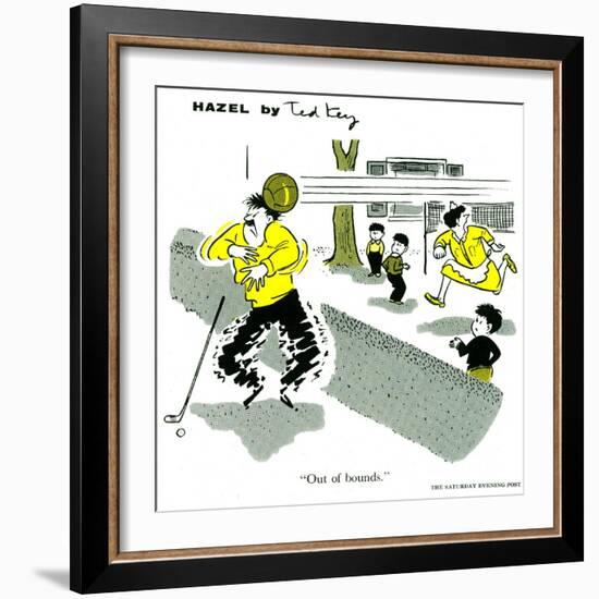 Hazel Cartoon-Ted Key-Framed Giclee Print