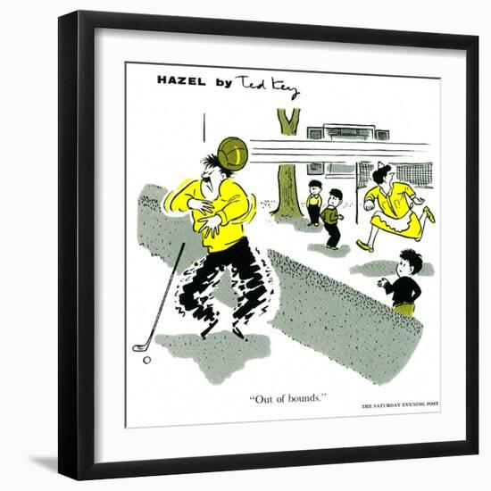 Hazel Cartoon-Ted Key-Framed Giclee Print