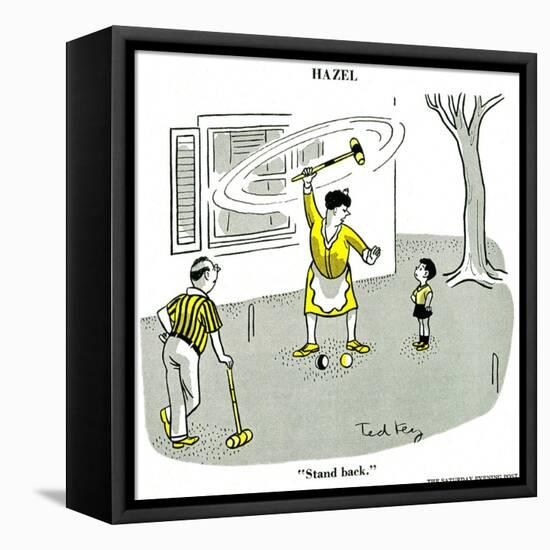 Hazel Cartoon-Ted Key-Framed Premier Image Canvas