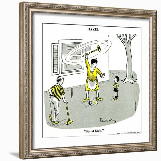 Hazel Cartoon-Ted Key-Framed Giclee Print