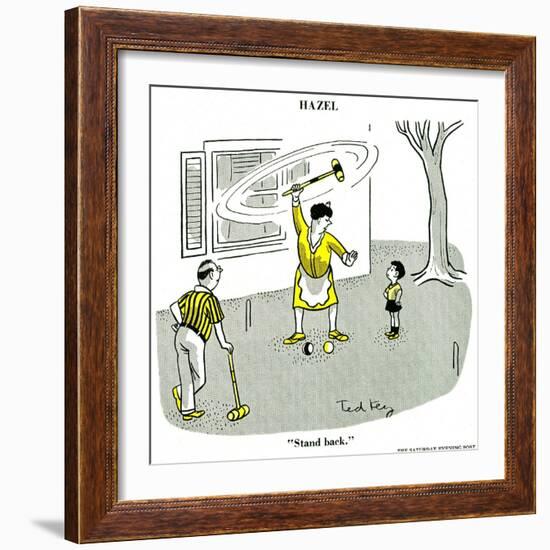 Hazel Cartoon-Ted Key-Framed Giclee Print