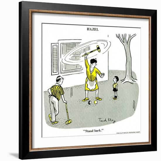 Hazel Cartoon-Ted Key-Framed Giclee Print