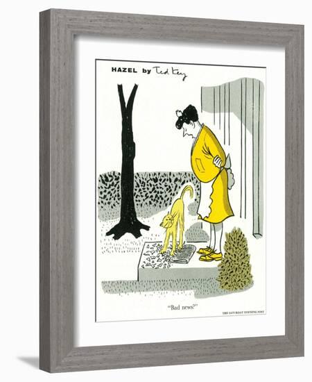 Hazel Cartoon-Ted Key-Framed Giclee Print