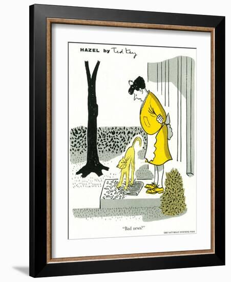 Hazel Cartoon-Ted Key-Framed Giclee Print