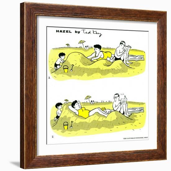 Hazel Cartoon-Ted Key-Framed Giclee Print