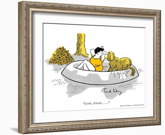 Hazel Cartoon-Ted Key-Framed Giclee Print