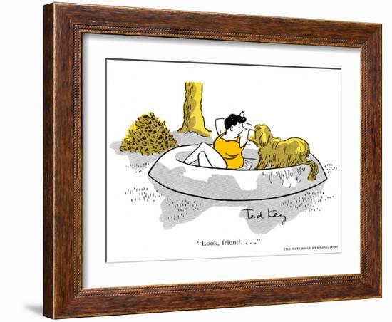 Hazel Cartoon-Ted Key-Framed Giclee Print