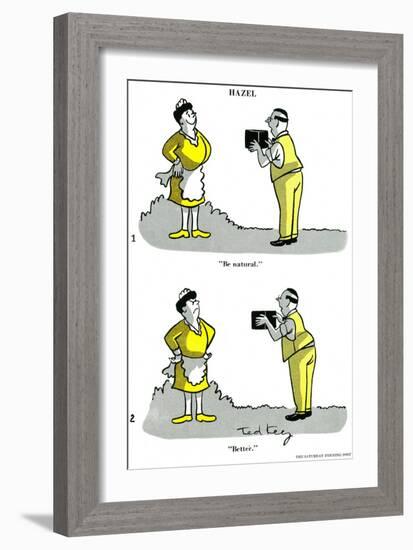 Hazel Cartoon-Ted Key-Framed Giclee Print