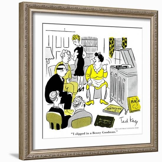 Hazel Cartoon-Ted Key-Framed Giclee Print