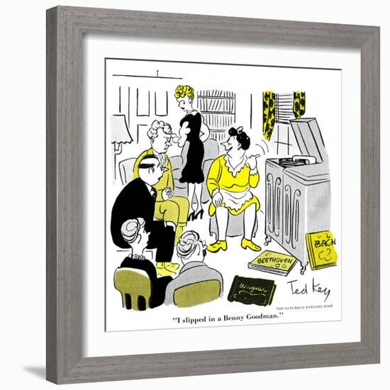 Hazel Cartoon-Ted Key-Framed Giclee Print