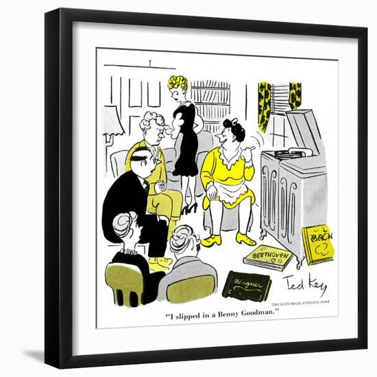 Hazel Cartoon-Ted Key-Framed Giclee Print