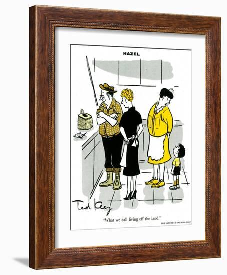 Hazel Cartoon-Ted Key-Framed Giclee Print