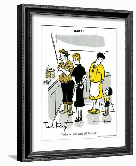 Hazel Cartoon-Ted Key-Framed Giclee Print