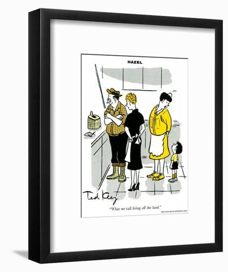 Hazel Cartoon-Ted Key-Framed Giclee Print