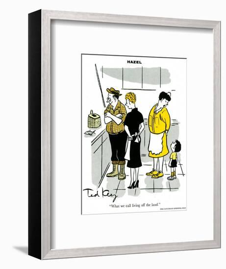 Hazel Cartoon-Ted Key-Framed Giclee Print