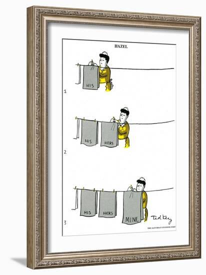 Hazel Cartoon-Ted Key-Framed Giclee Print