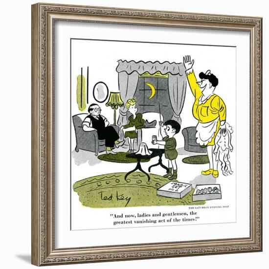 Hazel Cartoon-Ted Key-Framed Giclee Print