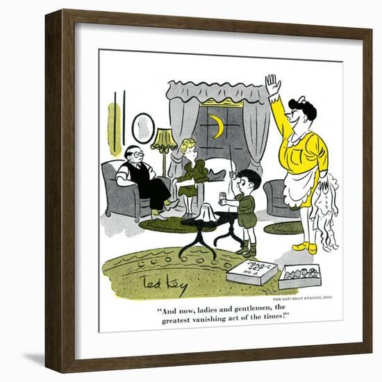 Hazel Cartoon-Ted Key-Framed Giclee Print