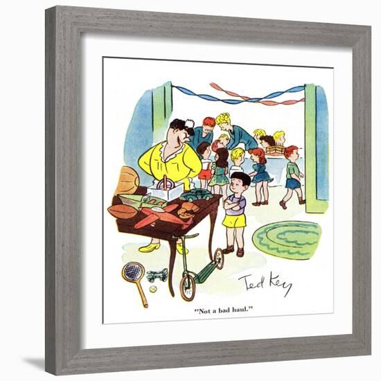 Hazel Cartoon-Ted Key-Framed Giclee Print