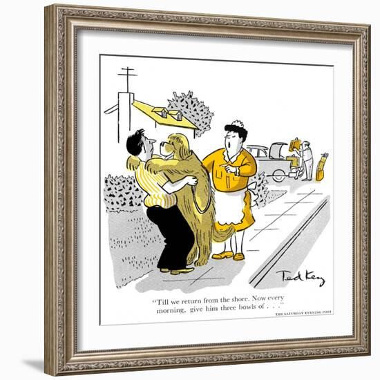 Hazel Cartoon-Ted Key-Framed Giclee Print