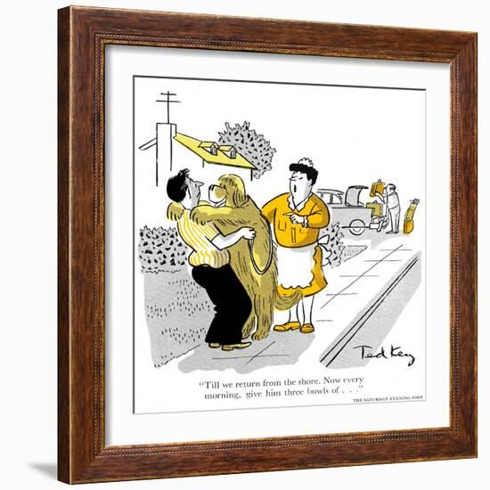 Hazel Cartoon-Ted Key-Framed Giclee Print