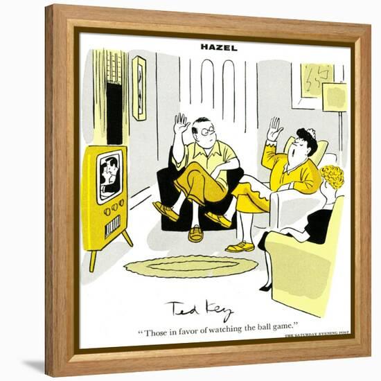 Hazel Cartoon-Ted Key-Framed Premier Image Canvas