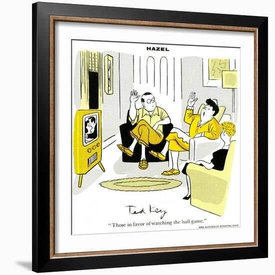 Hazel Cartoon-Ted Key-Framed Giclee Print