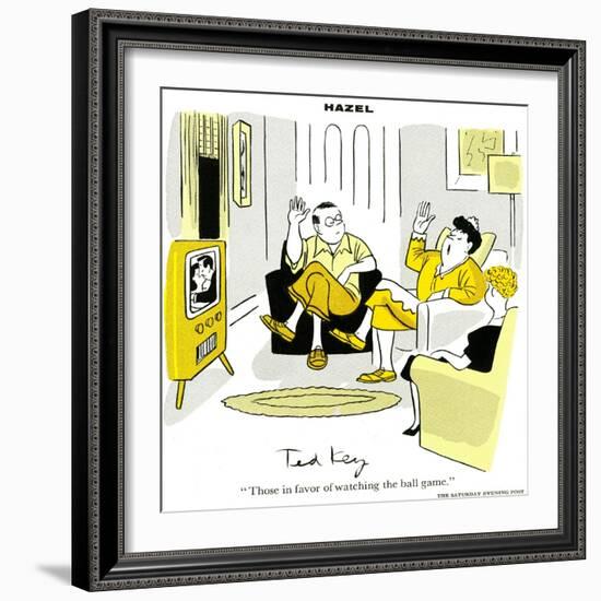 Hazel Cartoon-Ted Key-Framed Giclee Print