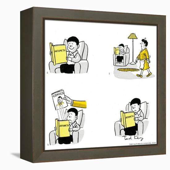 Hazel Cartoon-Ted Key-Framed Premier Image Canvas