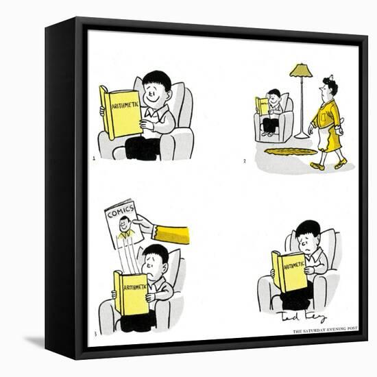 Hazel Cartoon-Ted Key-Framed Premier Image Canvas