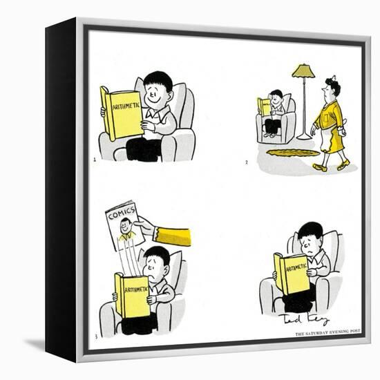 Hazel Cartoon-Ted Key-Framed Premier Image Canvas