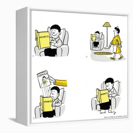 Hazel Cartoon-Ted Key-Framed Premier Image Canvas