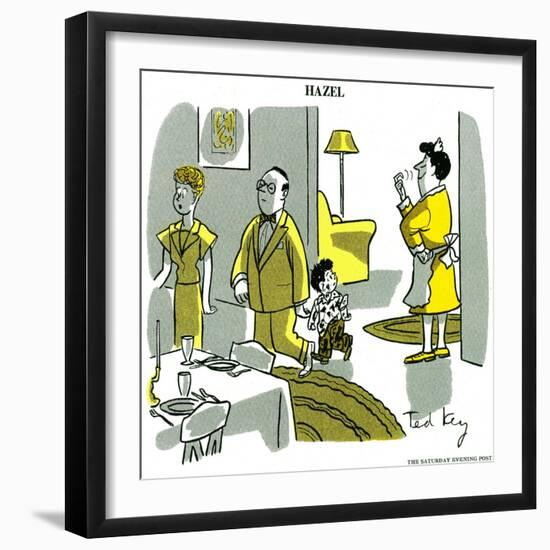 Hazel Cartoon-Ted Key-Framed Giclee Print