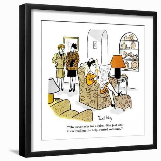 Hazel Cartoon-Ted Key-Framed Giclee Print