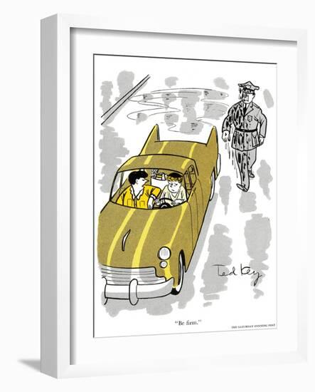 Hazel Cartoon-Ted Key-Framed Giclee Print