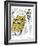 Hazel Cartoon-Ted Key-Framed Giclee Print