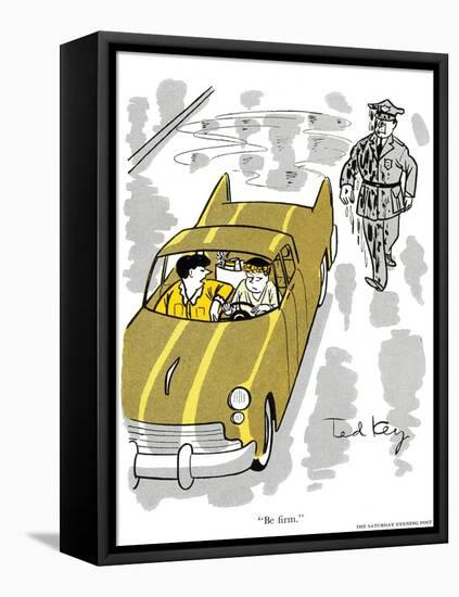 Hazel Cartoon-Ted Key-Framed Premier Image Canvas