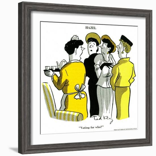 Hazel Cartoon-Ted Key-Framed Giclee Print