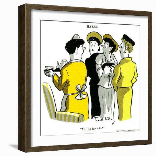 Hazel Cartoon-Ted Key-Framed Giclee Print