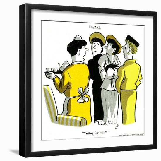 Hazel Cartoon-Ted Key-Framed Giclee Print