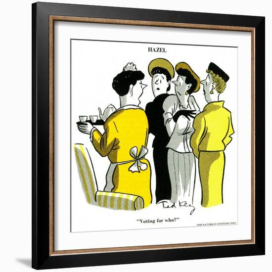 Hazel Cartoon-Ted Key-Framed Giclee Print