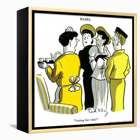 Hazel Cartoon-Ted Key-Framed Premier Image Canvas